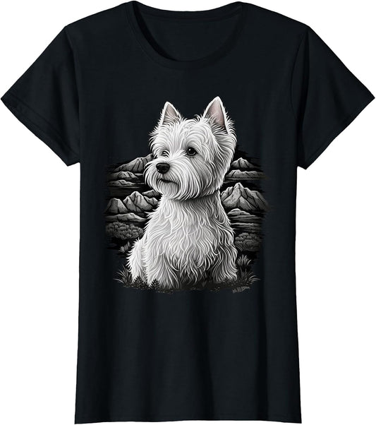 Cute Westie Dog on West Highland White Terrier Lover