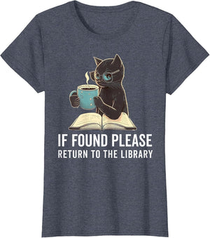 If Found Please Return to The Library Bookish Book Lover