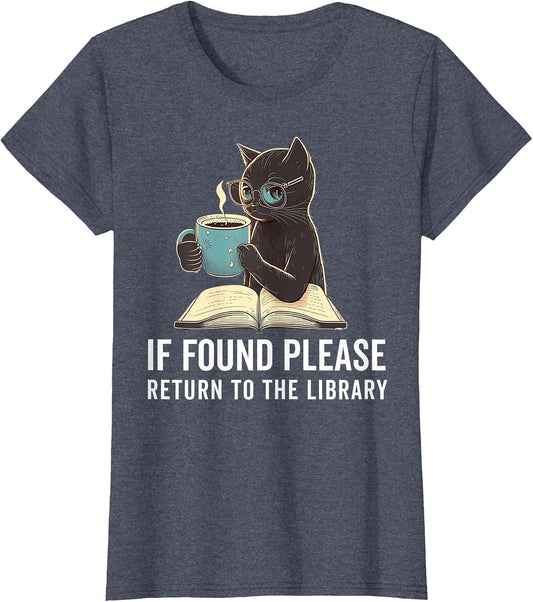 If Found Please Return to The Library Bookish Book Lover