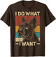 I Do What I Want Dog Lover Owner Retro Animal French Bulldog