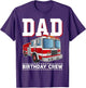 Dad Birthday Crew Firefighter Fire Truck Themed Party