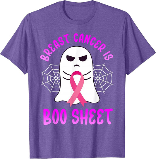 Breast Cancer is Boo Sheet Halloween Breast Cancer Awareness