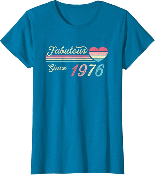 Vintage Fabulous Since 1976 Birthday
