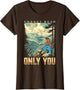 Smokey Bear Only You Vintage WPA Style Mountains Art Scene