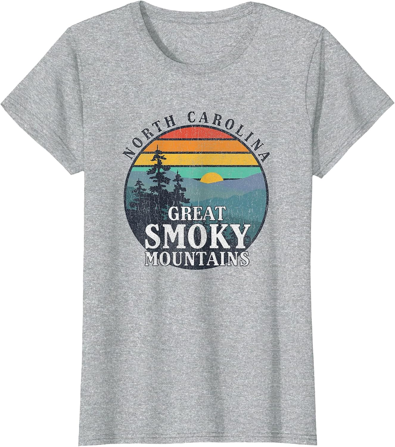 Great Smoky Mountains National Park Retro Sunset