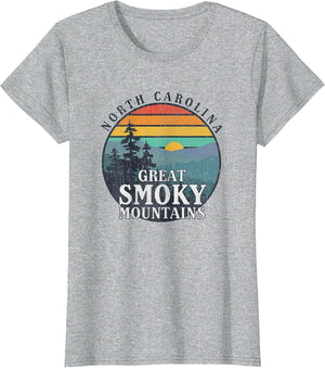 Great Smoky Mountains National Park Retro Sunset