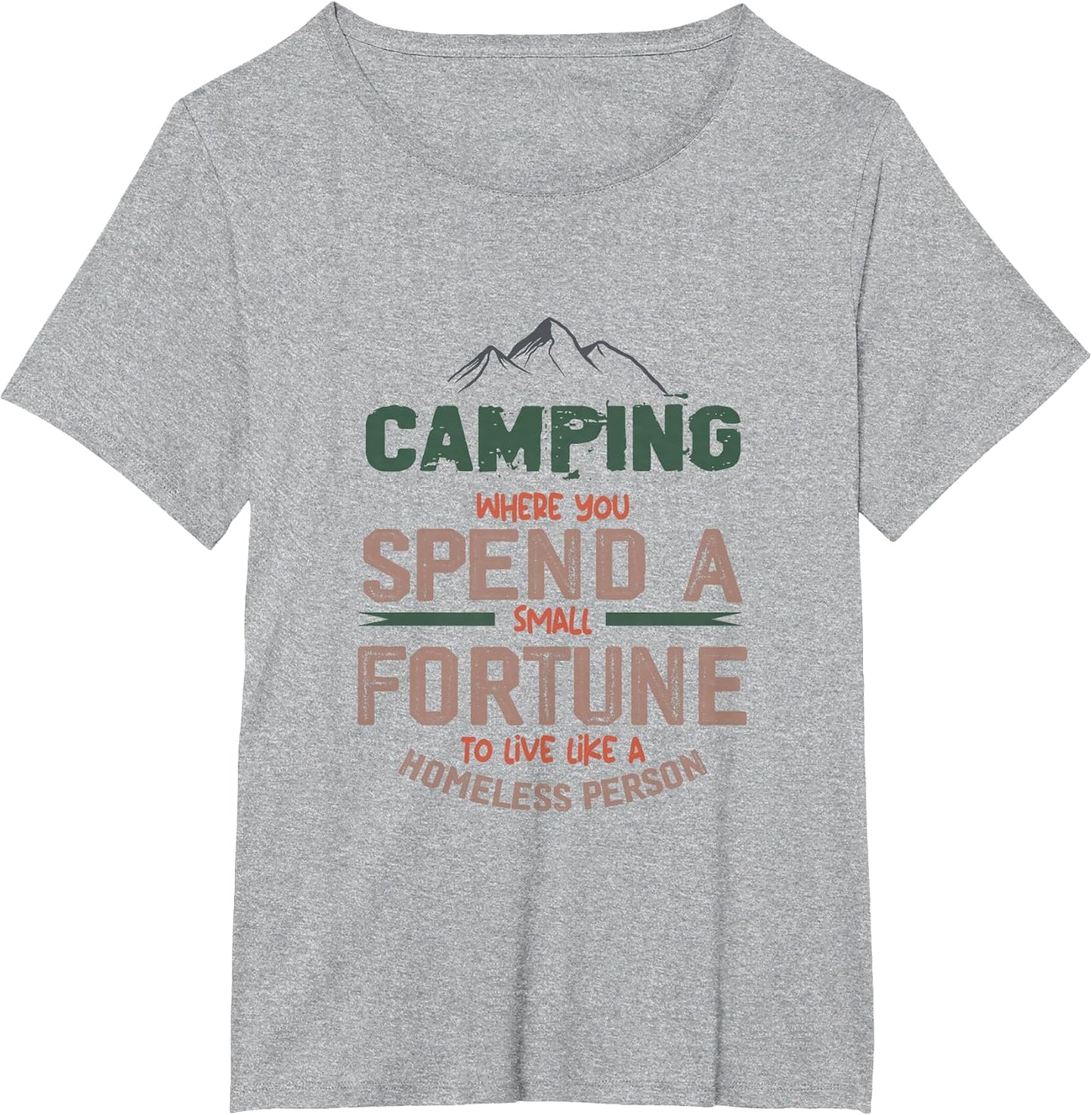 Camping Where You Spend A Small Fortune Sign Camping Funny