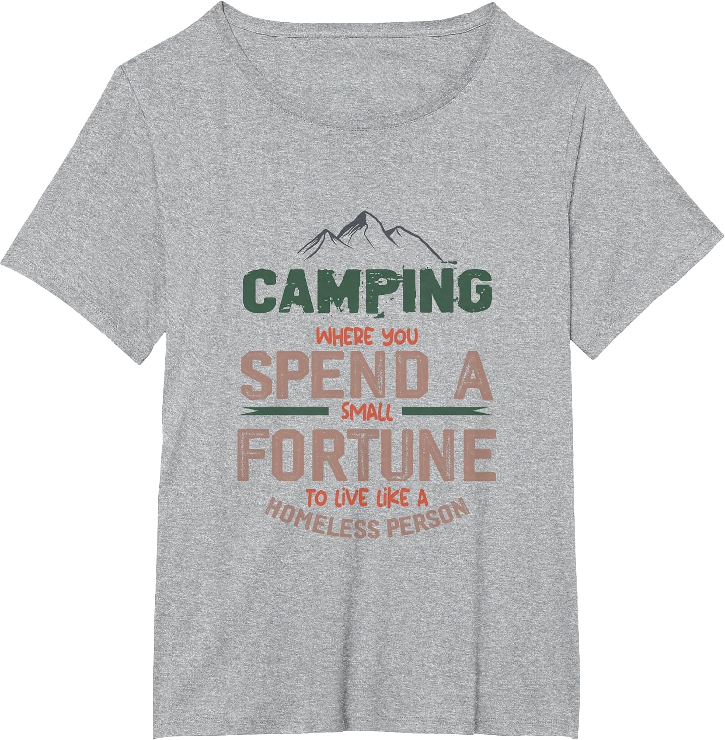 Camping Where You Spend A Small Fortune Sign Camping Funny