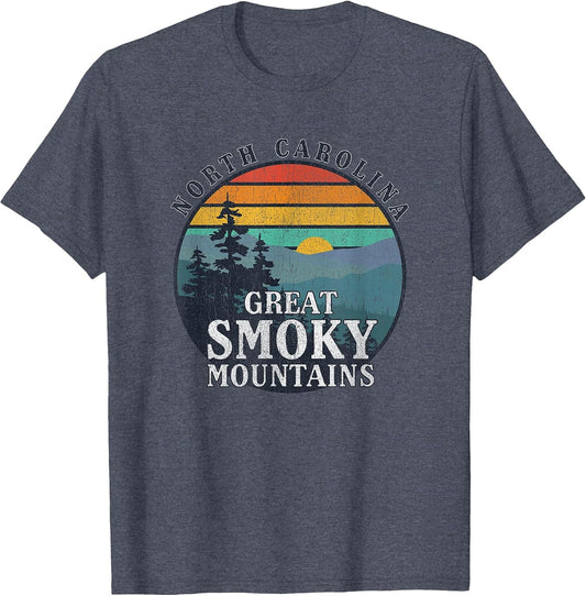 Great Smoky Mountains National Park Retro Sunset