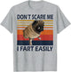 Vintage Dont Scare Me I Fart Easily Funny Pug Dog Joke