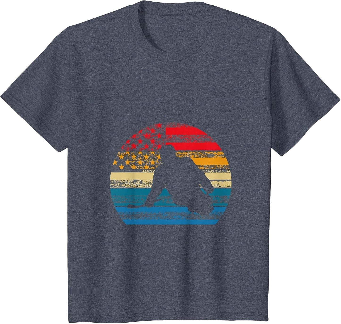 Sled Hockey Retro US Flag