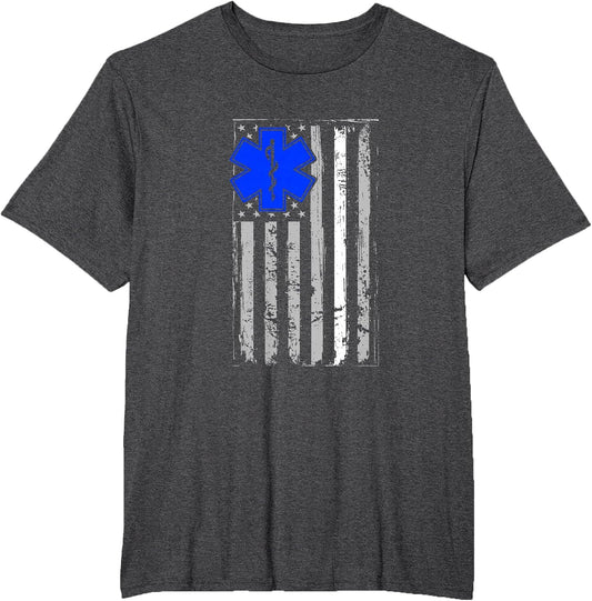 EMT USA American Flag EMS Paramedic 4th of July Patriotic