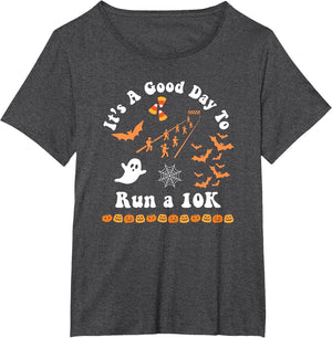 10K Run Runner Running Halloween Spooky Retro Groovy