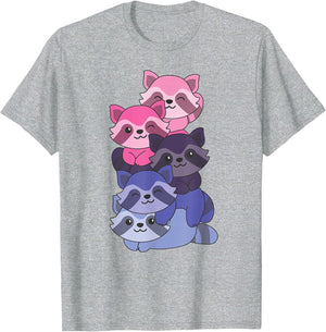 Omnisexual Flag Pride Month LGBTQ Omnisexual Raccoon