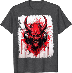 Devil Red Demon Imp Hell Halloween Music DJ Festival