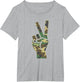 Camo Peace Sign Symbol Camouflage Women Adults
