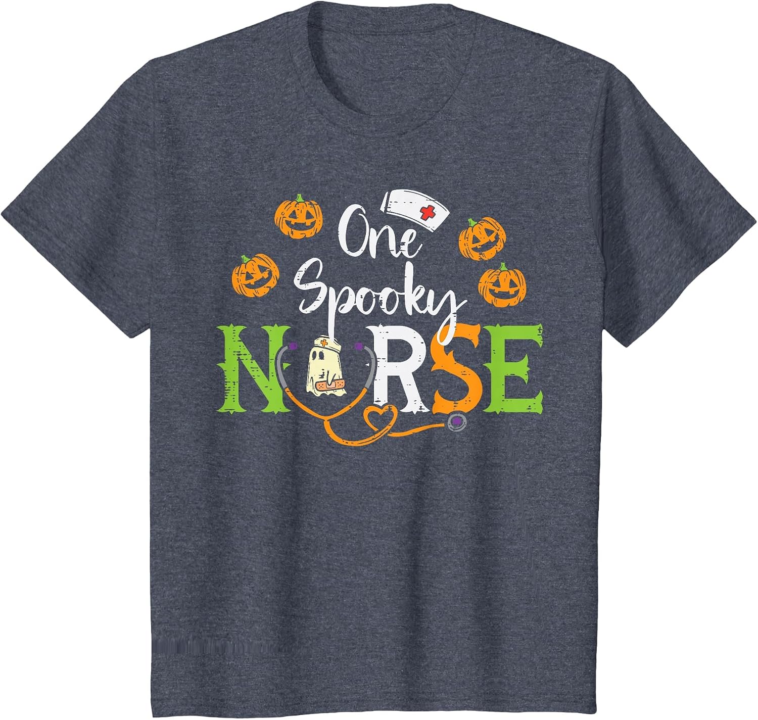 One Spooky Nurse Ghost Stethoscope Halloween Costume Nursing