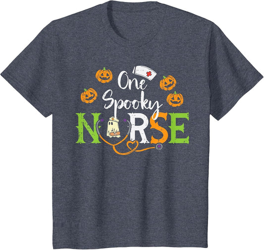 One Spooky Nurse Ghost Stethoscope Halloween Costume Nursing