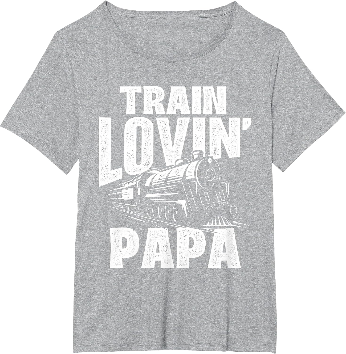 Train Lovin Papa - Locomotive Conductor Railway Railroad