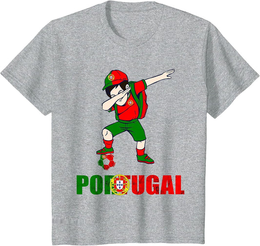 Portugal Flag Dabbing Boy Portugal Soccer Portuguese Pride