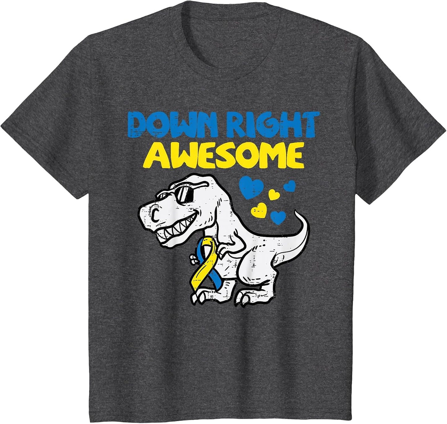 Kids Down Right Awesome Dino Down Syndrome Awareness Boys Kids