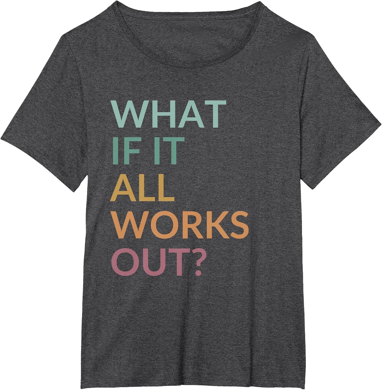 What If It All Works Out Floral Quote, Mental Health Anxiety