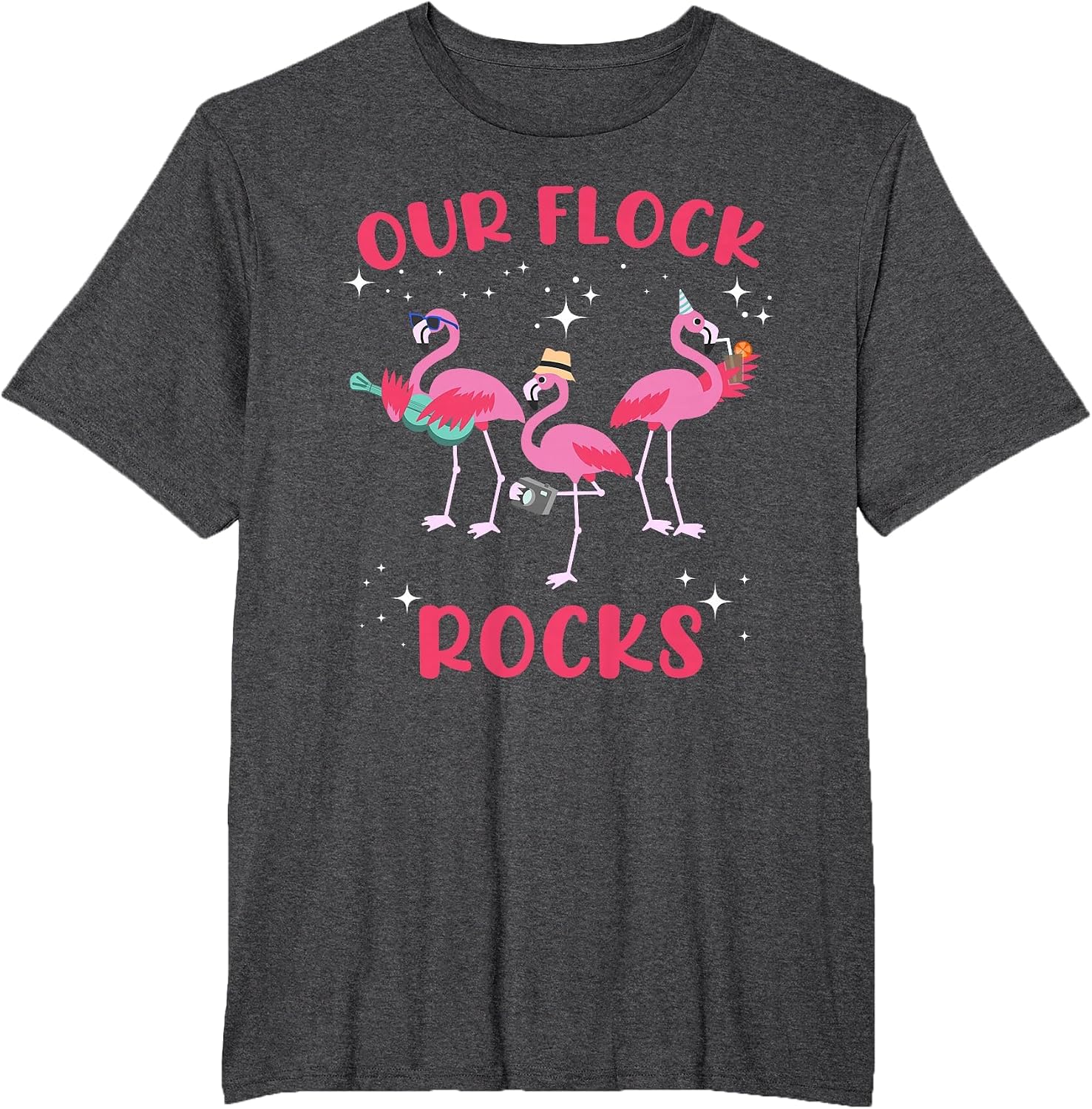 Our Flock Rocks Flamingo Matching Family Vacation Group