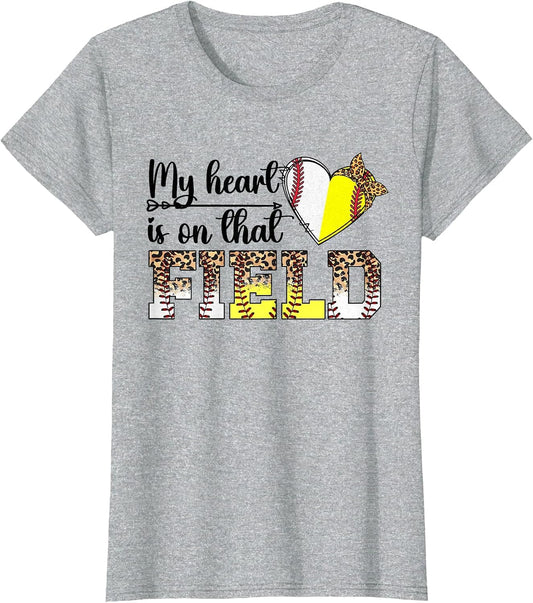 On That Field Proud Baseball Softball Grandma