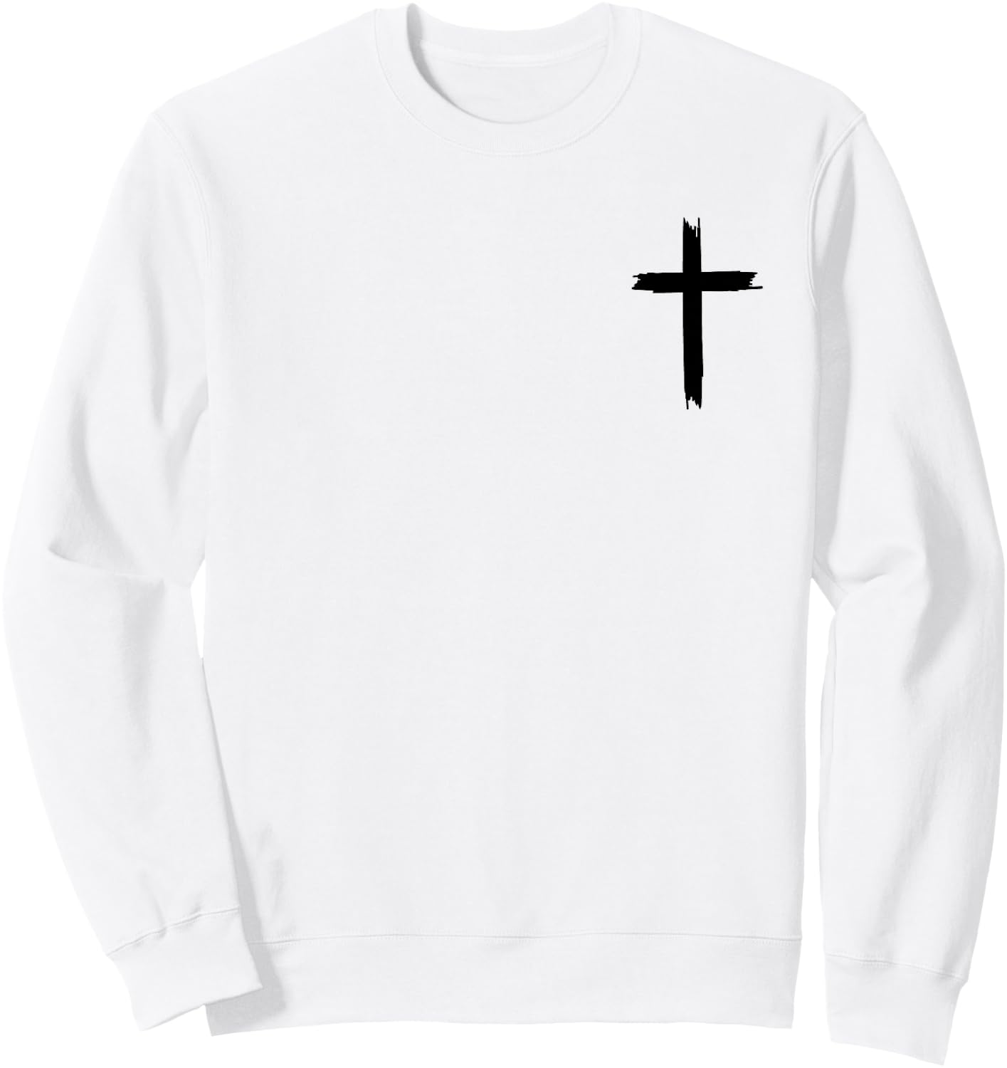 Christian Jesus Died For Me Now I Live Bible Verse Sweatshirt - Sweatshirt | White