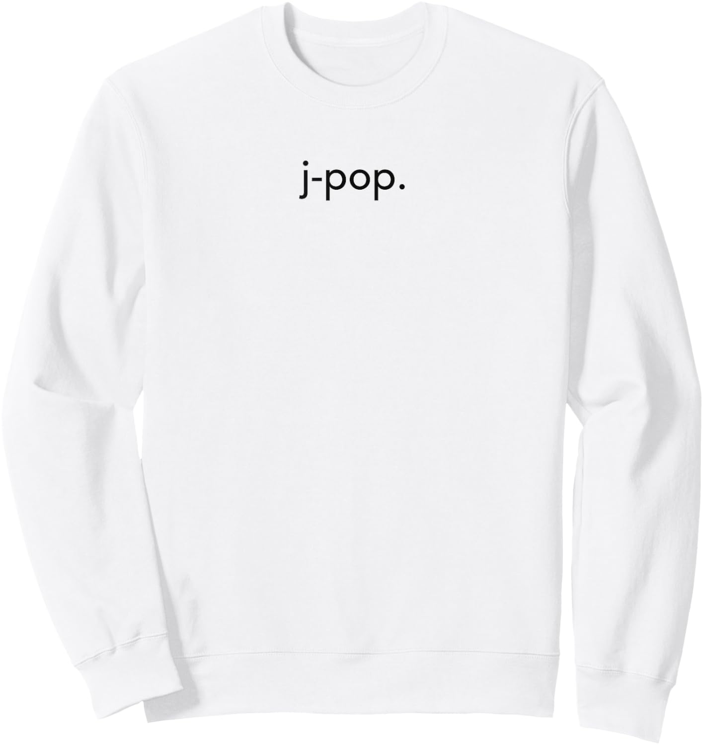Minimalistic j-pop. Minimal Sweatshirt - Sweatshirt | White