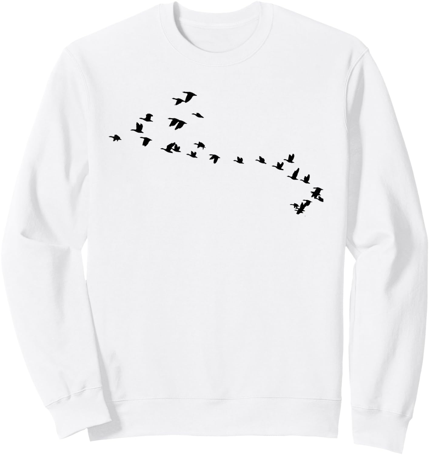 Flock of Birds Sweatshirt - Sweatshirt | White