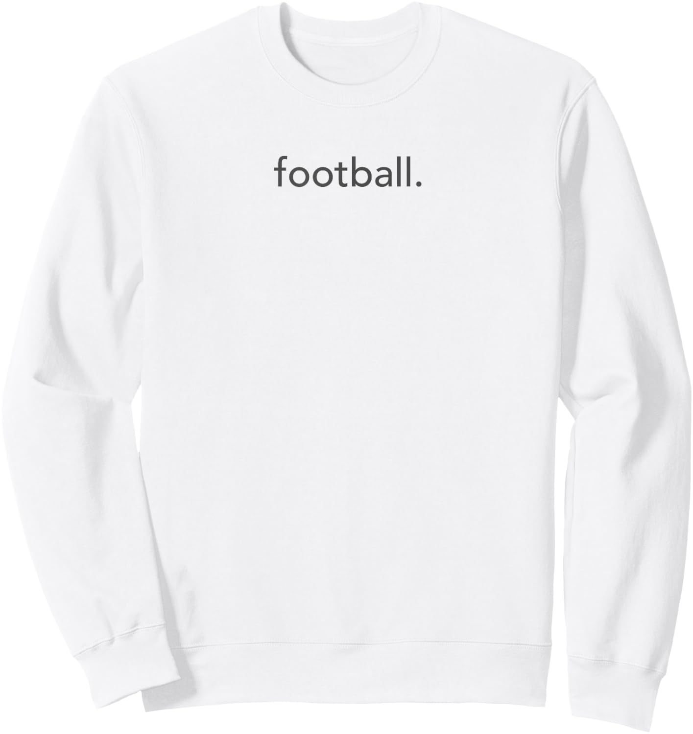 Minimalistic football. Minimal Sweatshirt - Sweatshirt | White