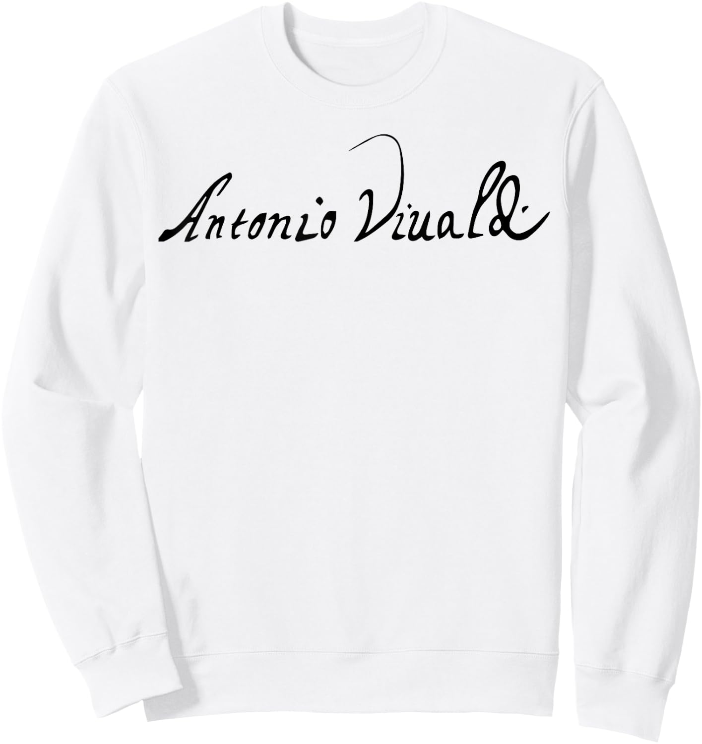 Signatures Vivaldi classical music composer Sweatshirt - Sweatshirt | White