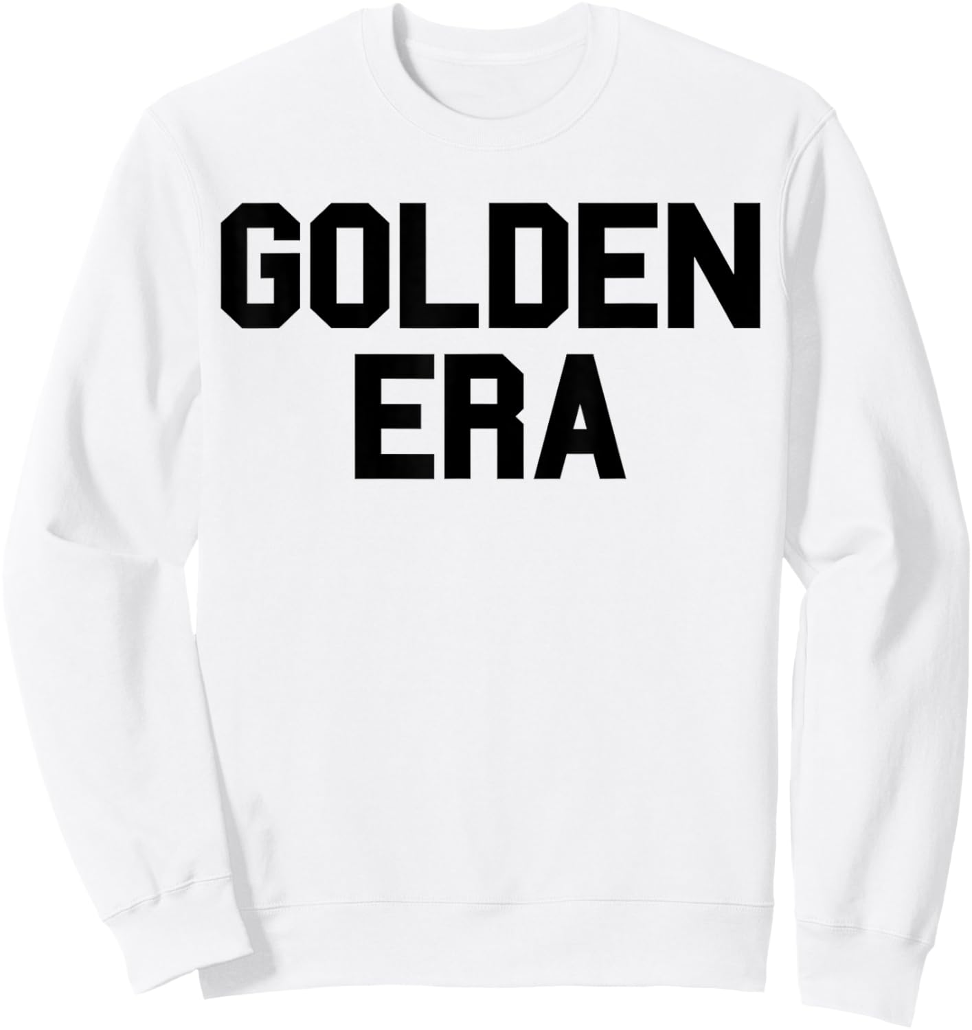 Golden Era Retro Style Old School Bodybuilding Workout Gym Sweatshirt - Sweatshirt | White