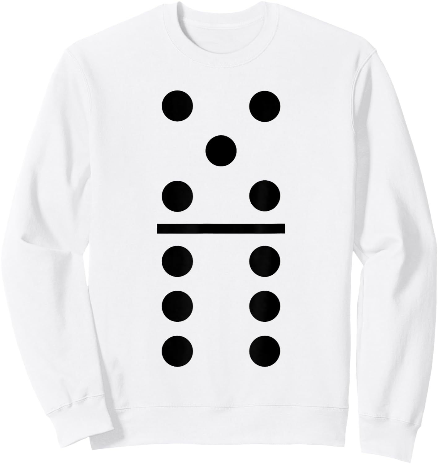 Dominoes Costume Women Domino Halloween Costume Sweatshirt - Sweatshirt | White