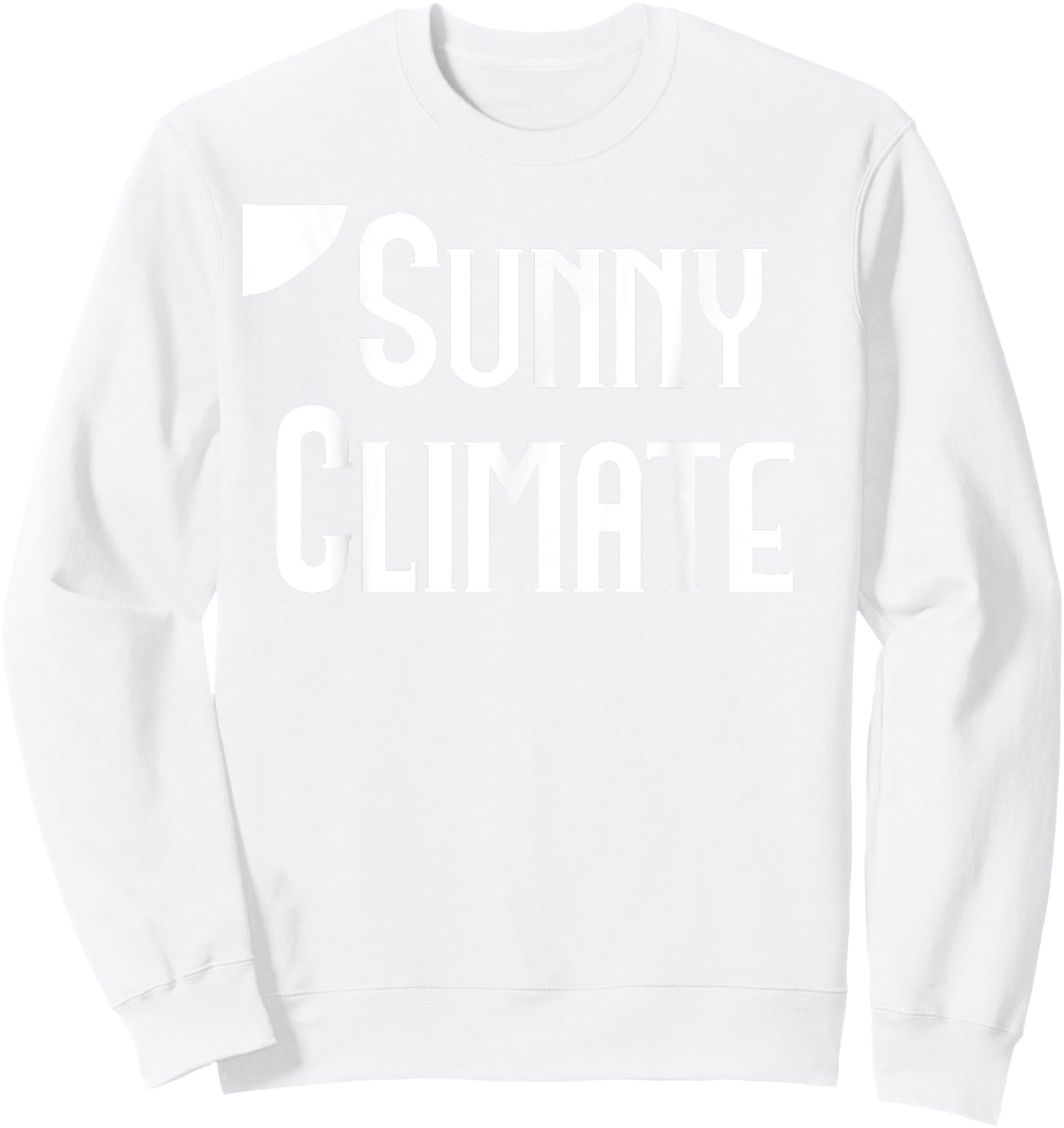 Arisu Sunny Climate Sweatshirt - Sweatshirt | White