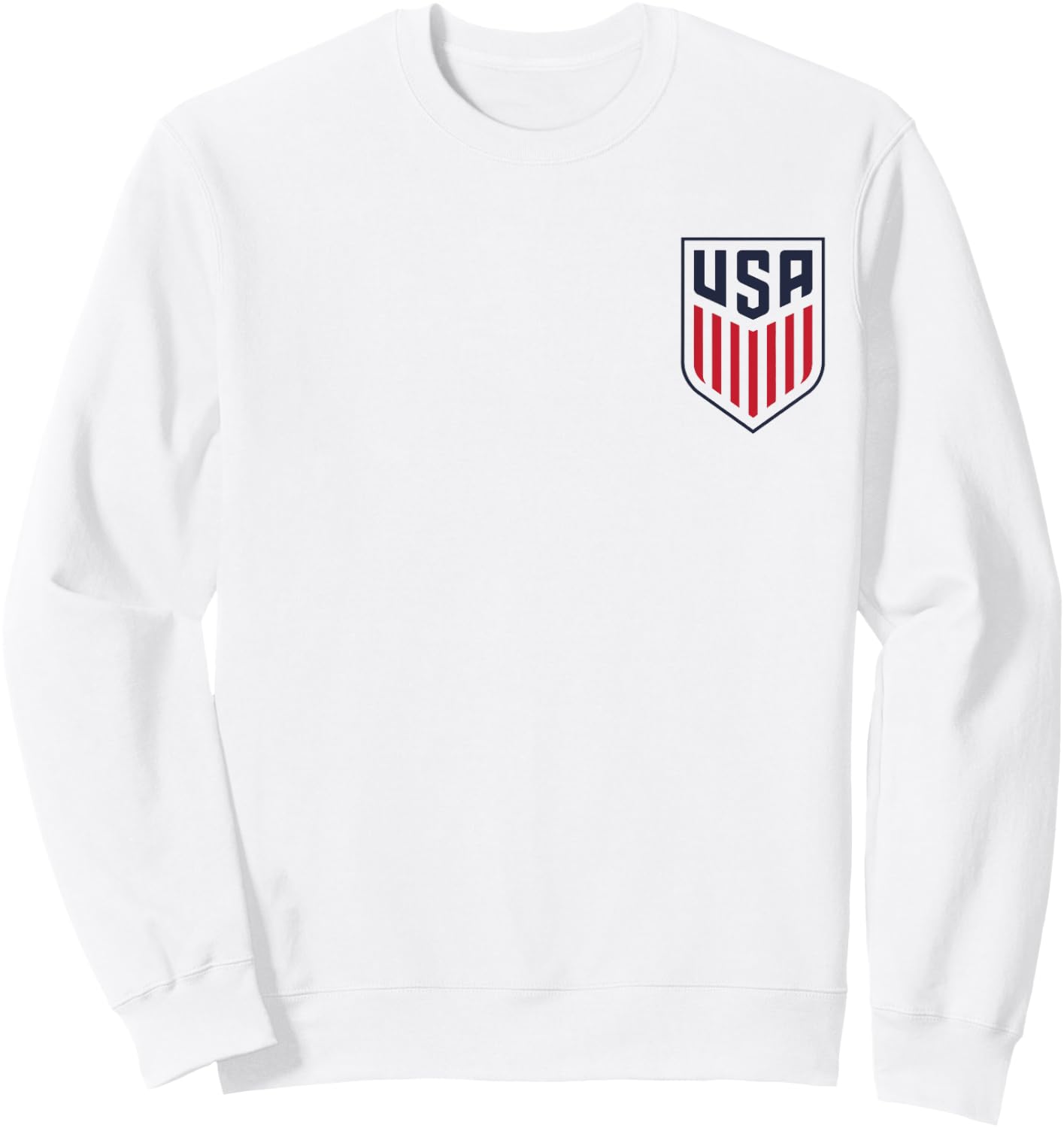USA Flag American Football Sweatshirt - Sweatshirt | White