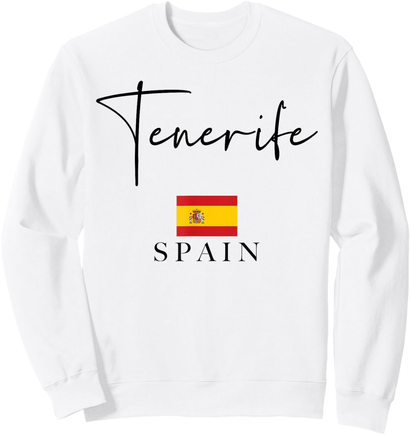 Canary Islands Flag Vacation - Island Tenerife Sweatshirt - Sweatshirt | White