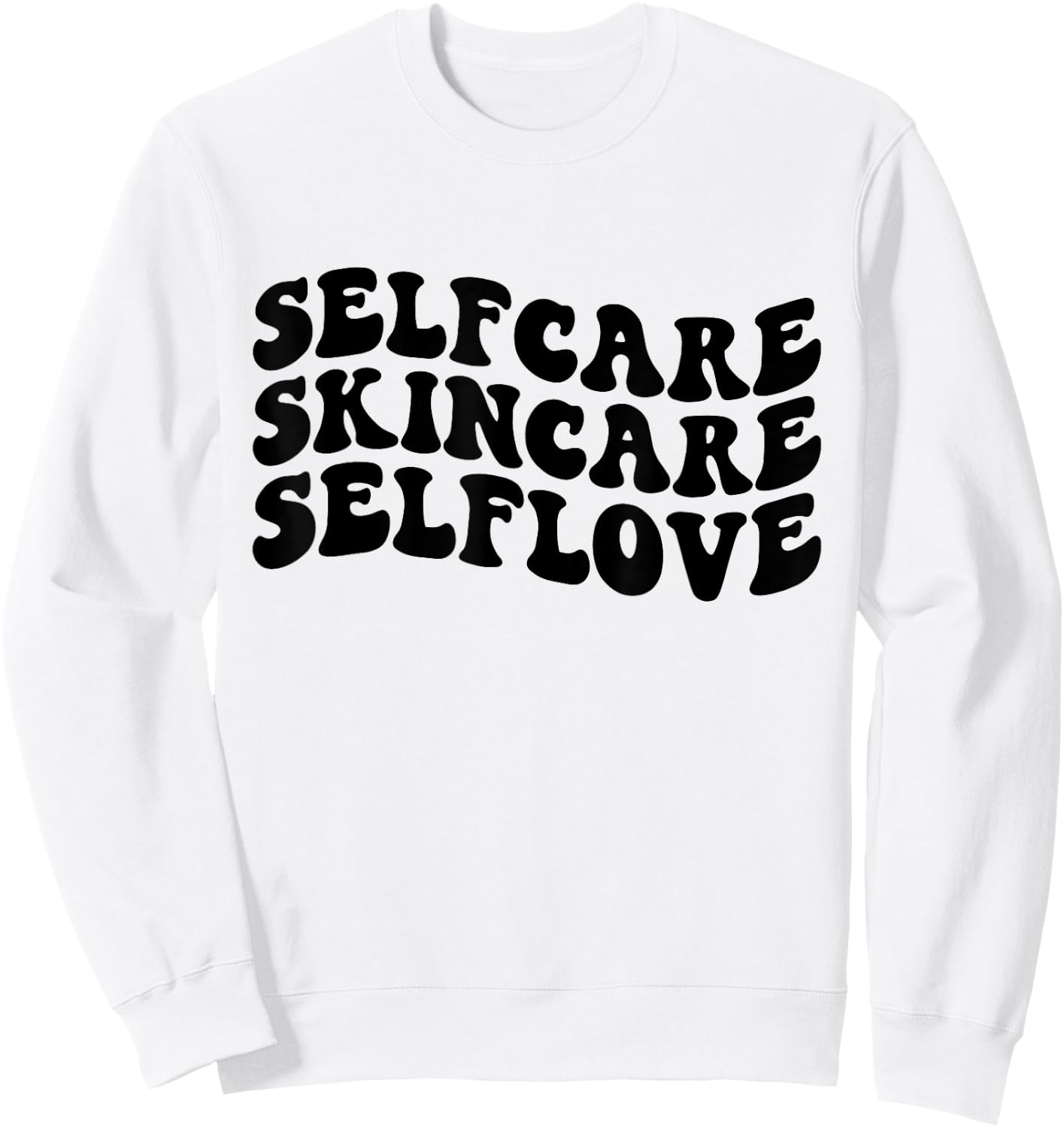 Selfcare Skincare Selflove Retro Esthetician Sweatshirt - Sweatshirt | White