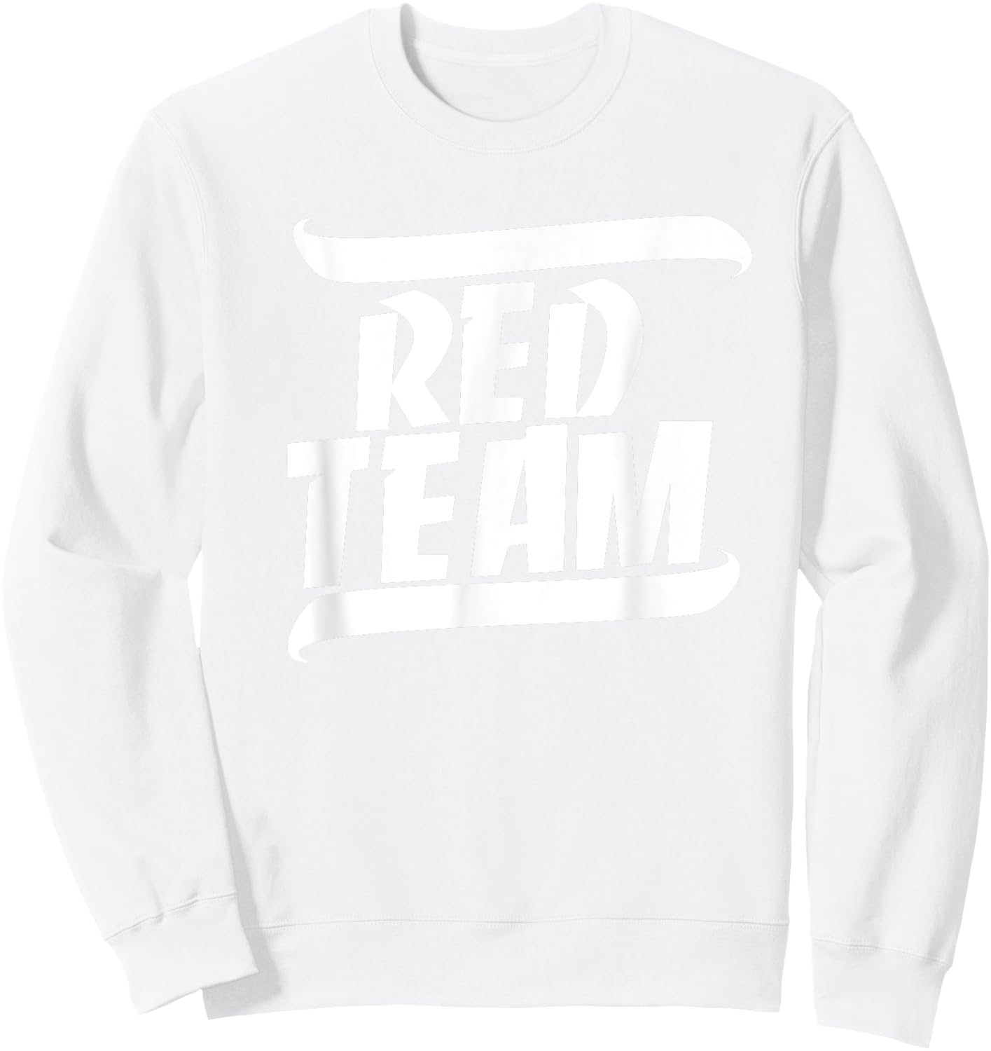 Sports Day, Game Day Group Team Colors School, Red Team Sweatshirt - Sweatshirt | White
