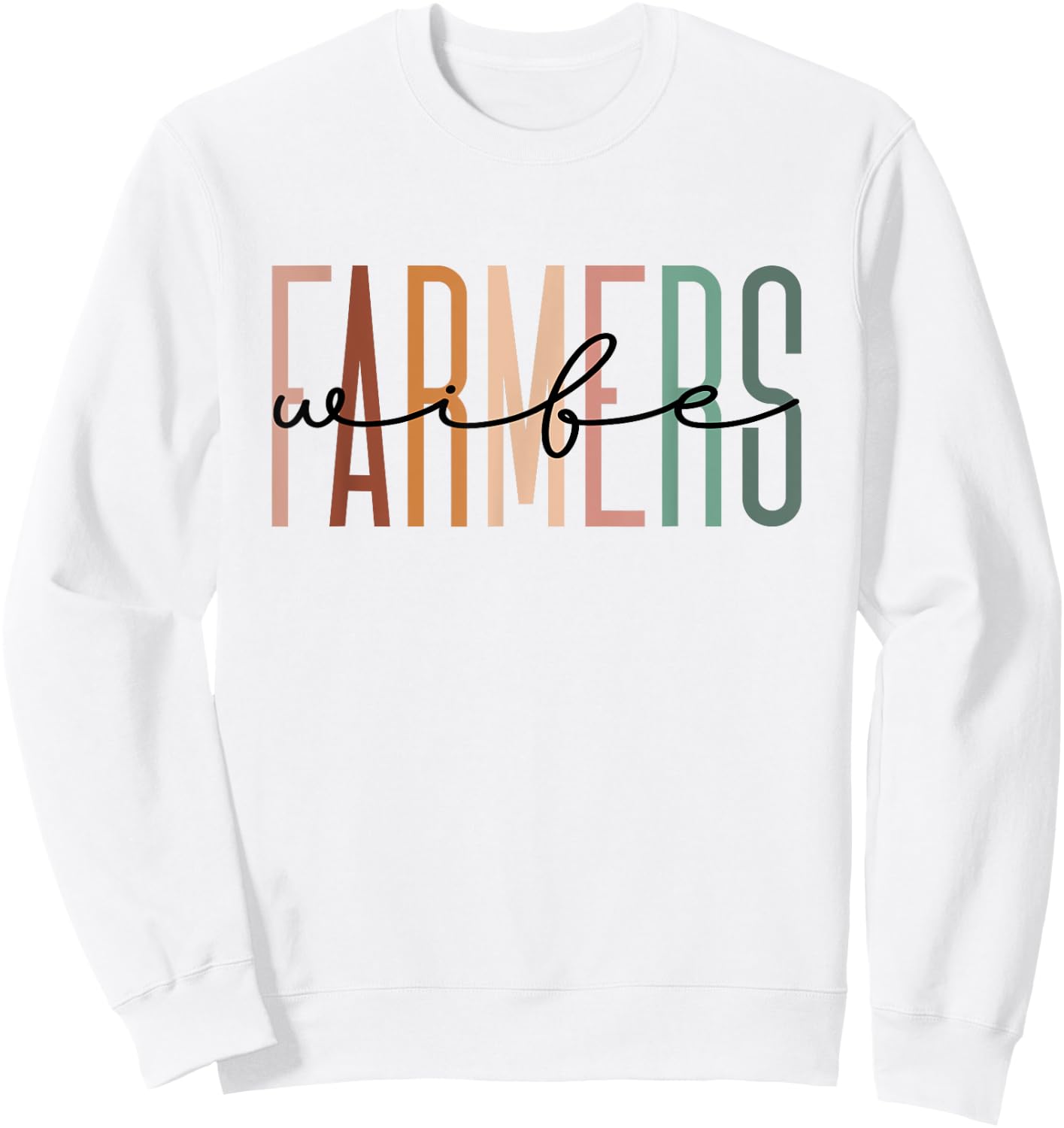 Farmers Wife Farmer Lover Wife Farming life Sweatshirt - Sweatshirt | White