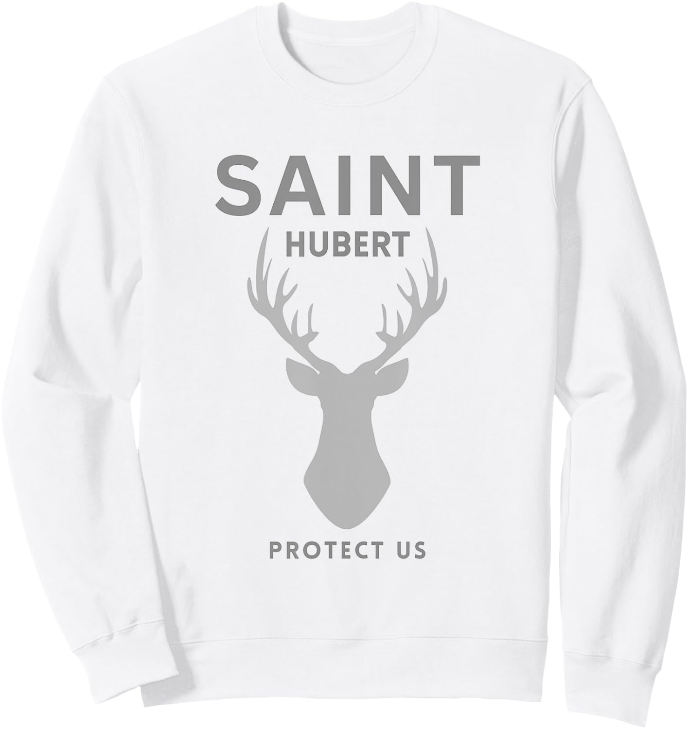 Saint Hubert Hunting Sweatshirt - Sweatshirt | White