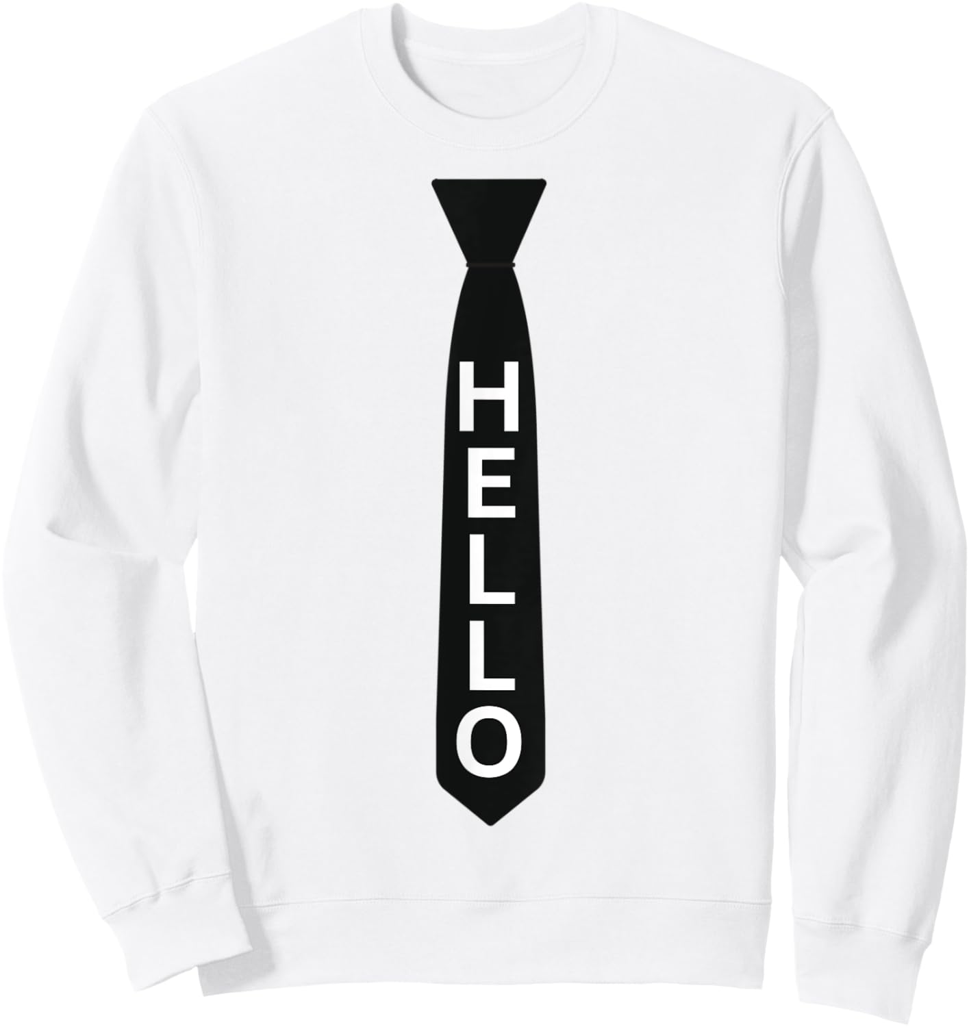 Book of Mormon Musical Hello Tie Sweatshirt - Sweatshirt | White