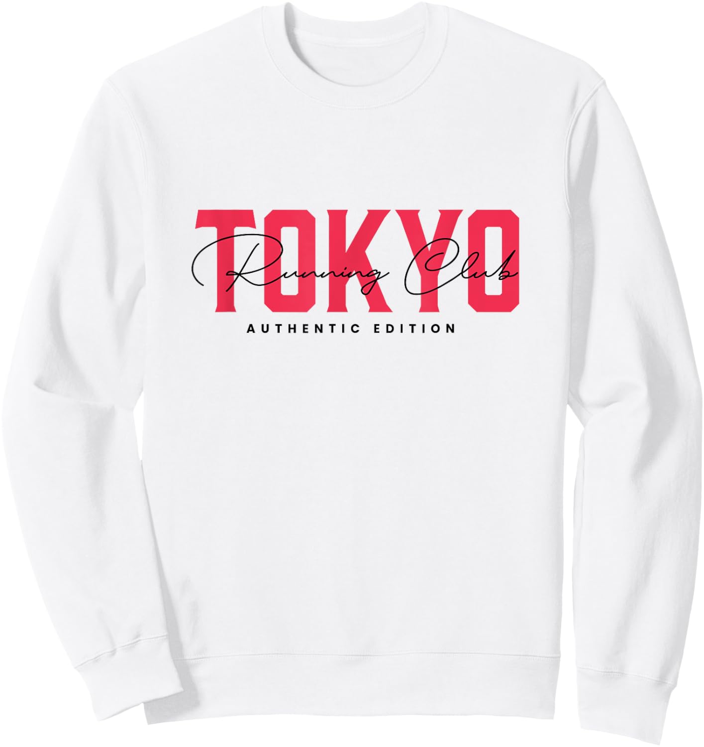 Tokyo Running Club Authentic Edition Sweatshirt - Sweatshirt | White