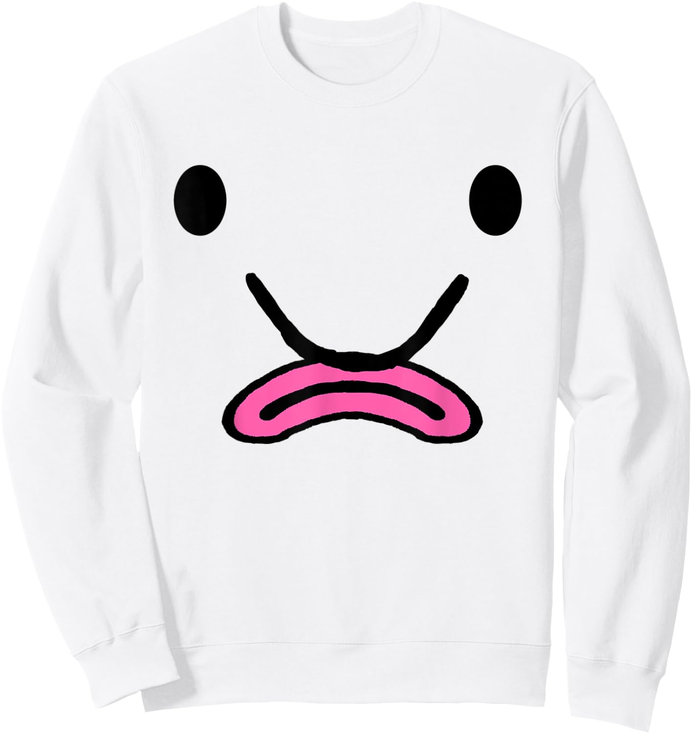 Blobfish Costume Funny Ugly Grumbling Fish Sweatshirt - Sweatshirt | White