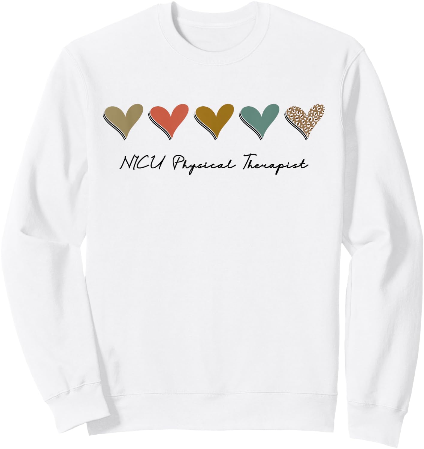 NICU Physical Therapist Neonatal ICU Nurse Funny Respiratory Sweatshirt - Sweatshirt | White
