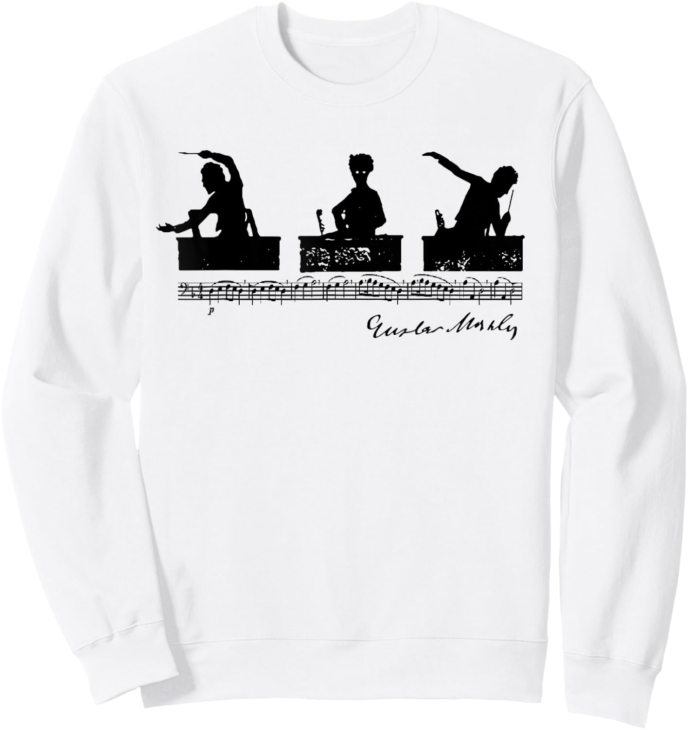 Mahler composer conductor classical music Sweatshirt - Sweatshirt | White