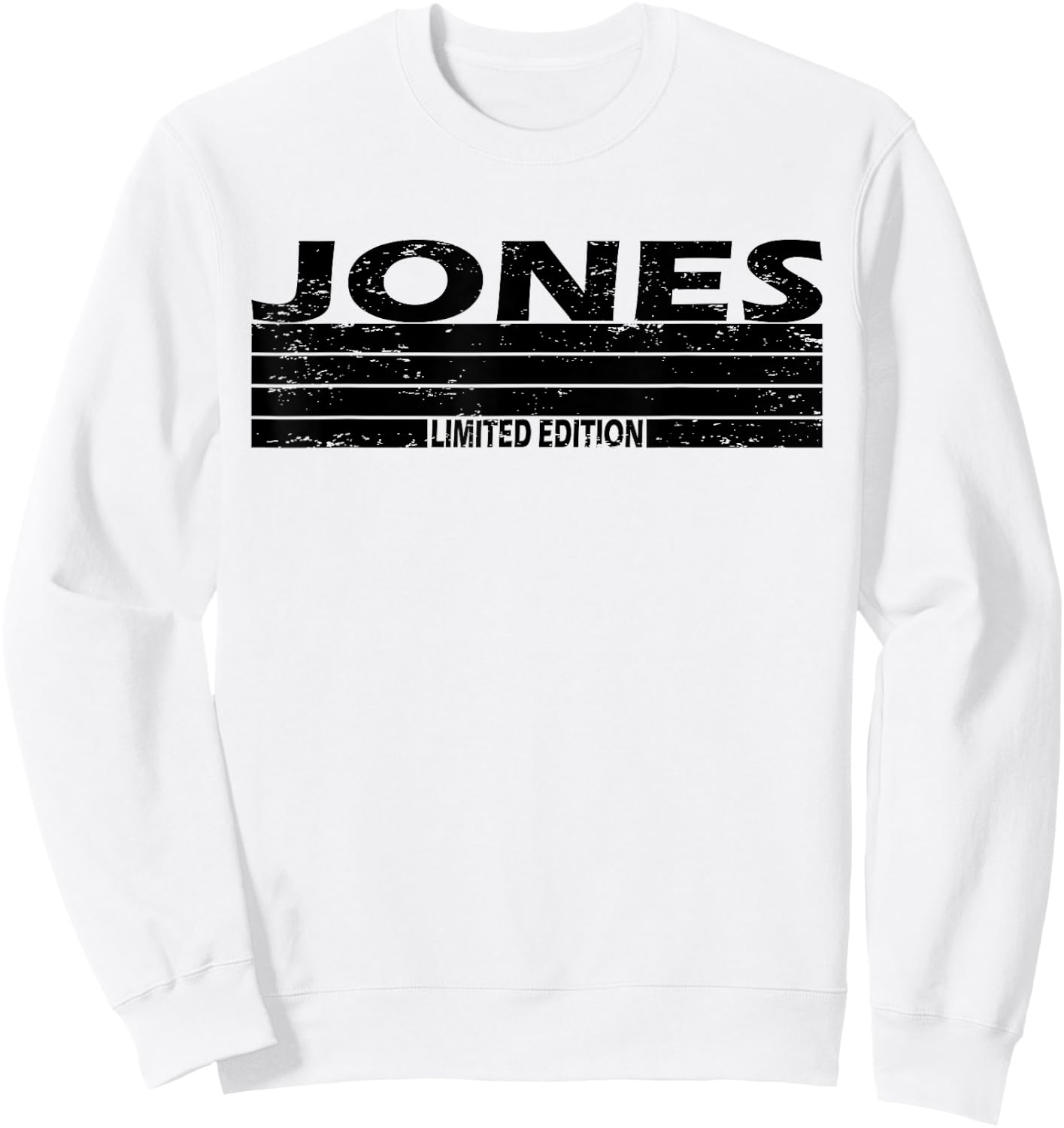 Jones Surname Limited Edition Retro Vintage Style Sunset Sweatshirt - Sweatshirt | White