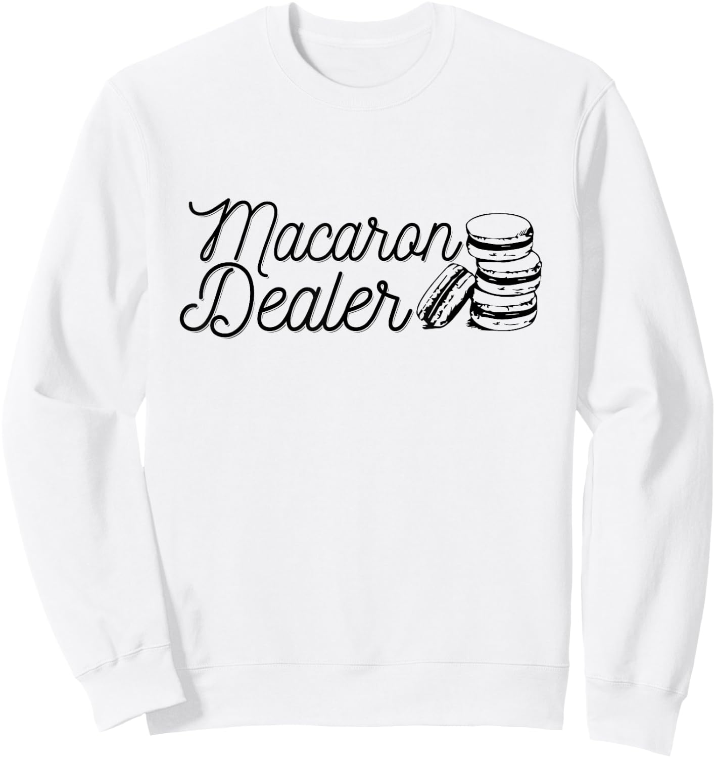 Macaron Dealer Design for a Macaron fan Sweatshirt - Sweatshirt | White