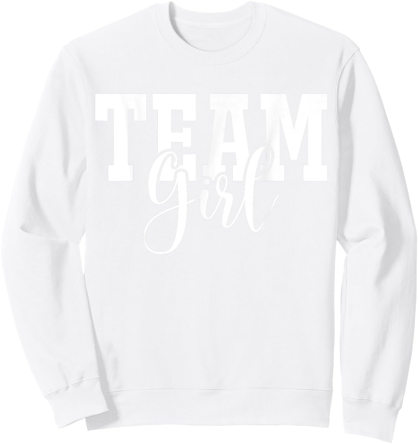 Pink Team Girl Team Boy Gender Reveal Party Matching Family Sweatshirt - Sweatshirt | White